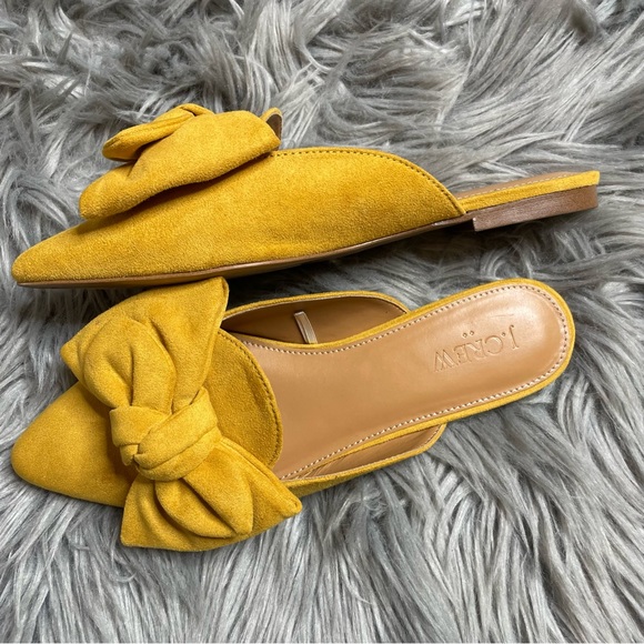 J. CREW women’s bow slides - Picture 1 of 8